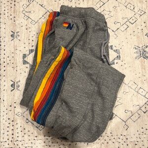 Aviator Nation - 5 STRIPE SWEATPANTS - HEATHER GREY